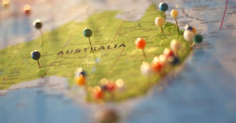 Trending Locations - Australia Map