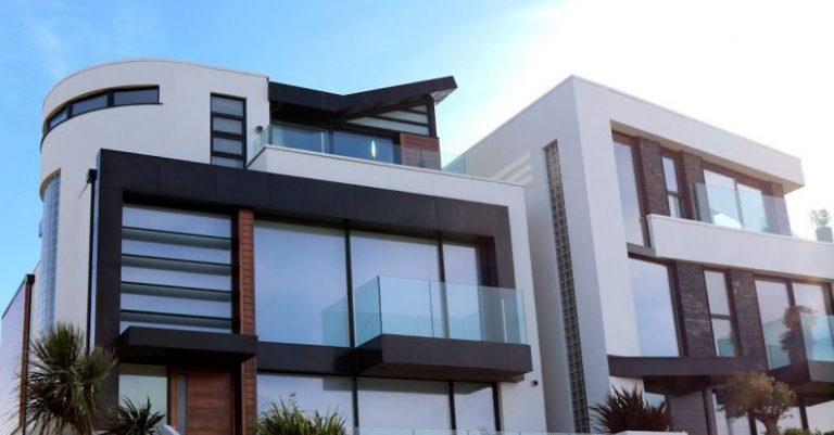 Luxury Real Estate - Modern Building Against Sky